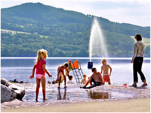 Strandbad Seeham Sandstrand